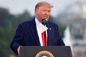 7月4日美国总统特朗普独立日讲话视频(一)：&ldquo;人人生而平等&rdquo;的理念改变了世界(中英文字幕)